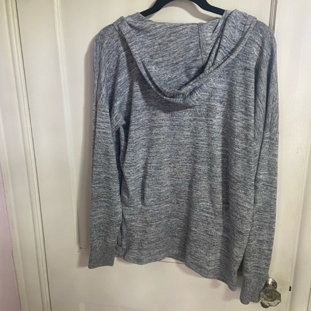 90 degrees gray‎ hoodie with pockets - Picture 2 of 3